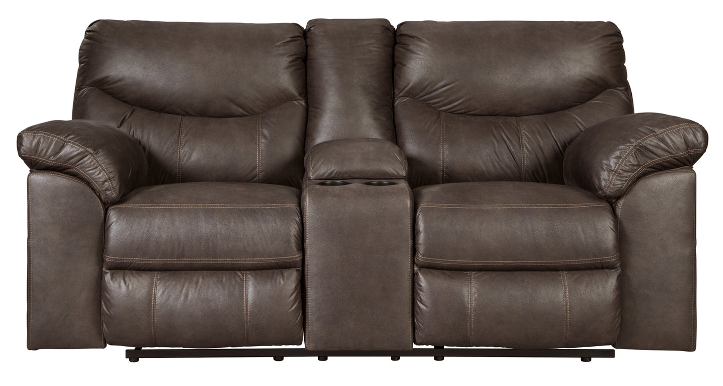 Boxberg DBL Rec Loveseat w/Console