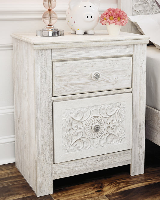 Paxberry Two Drawer Night Stand