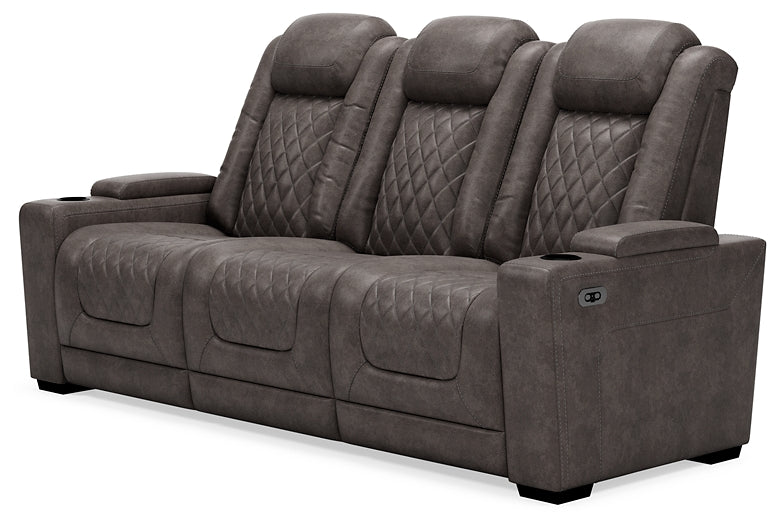 HyllMont PWR REC Sofa with ADJ Headrest