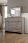 Zelen / Panel Headboard With Mirrored Dresser, Chest And Nightstand