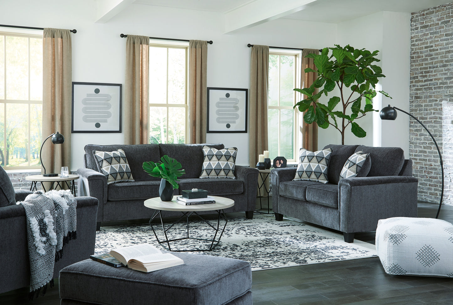 Abinger Sofa, Loveseat, Chair and Ottoman