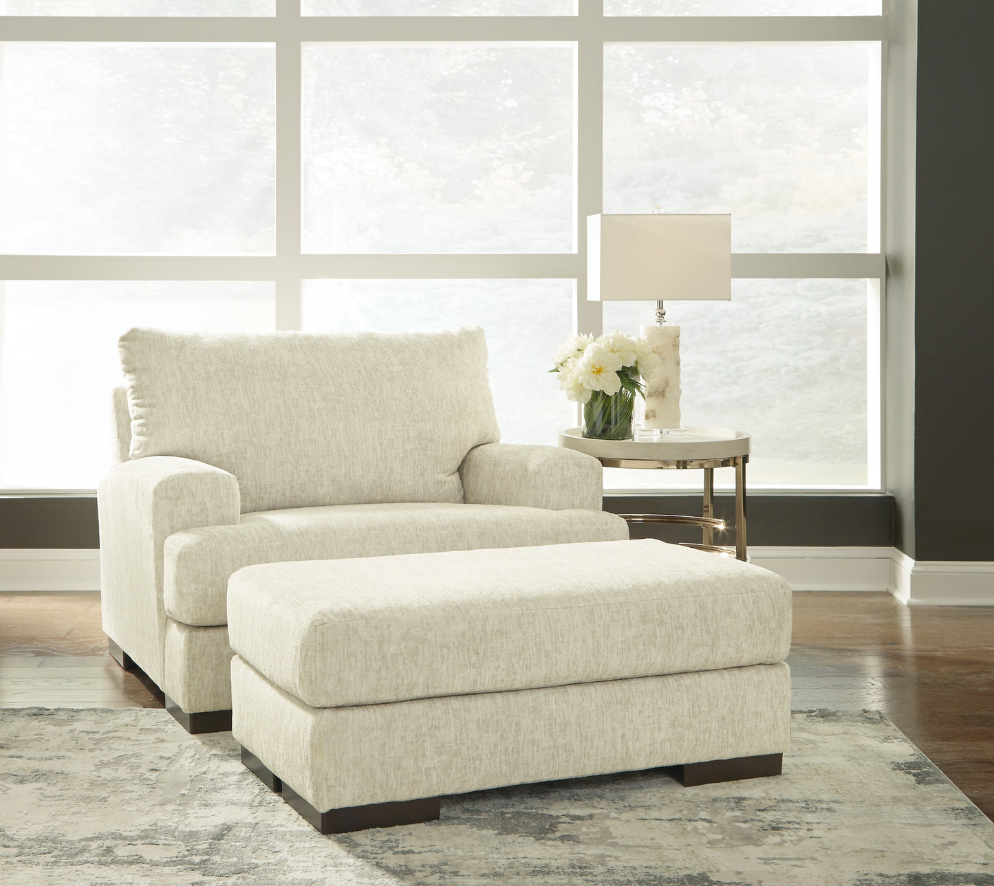 Caretti Chair and Ottoman