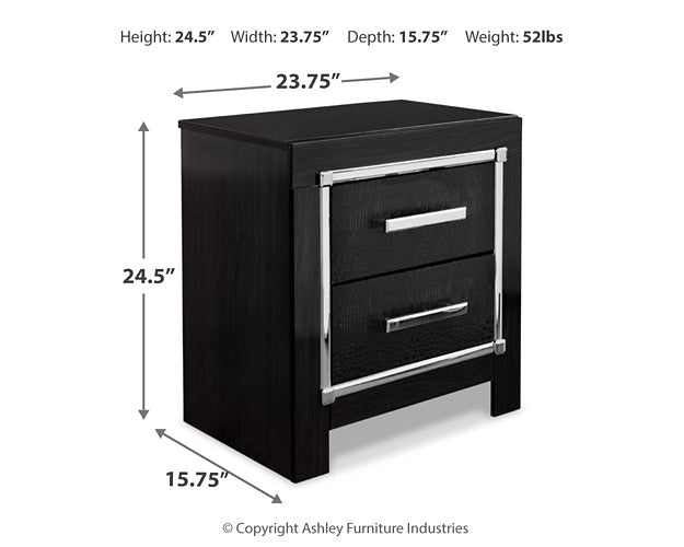 Kaydell Queen Upholstered Panel Storage Platform Bed with Mirrored Dresser, Chest and Nightstand