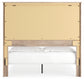 Senniberg Queen Panel Bed with Mirrored Dresser