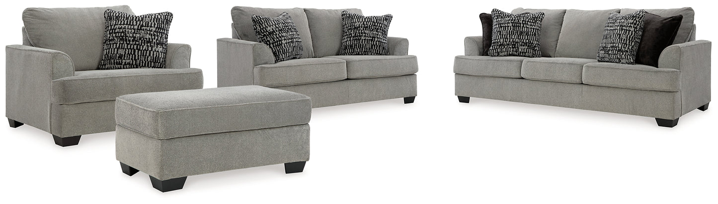 Deakin Sofa, Loveseat, Chair and Ottoman