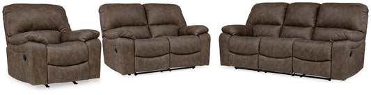 Kilmartin Sofa, Loveseat and Recliner