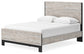 Vessalli Queen Panel Bed with Mirrored Dresser and 2 Nightstands