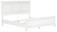 Fortman King Panel Bed with Mirrored Dresser and Chest