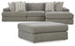 Avaliyah 3-Piece Sectional with Ottoman