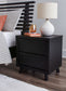 Danziar King Panel Headboard with Mirrored Dresser and 2 Nightstands