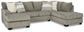 Creswell 2-Piece Sectional with Ottoman