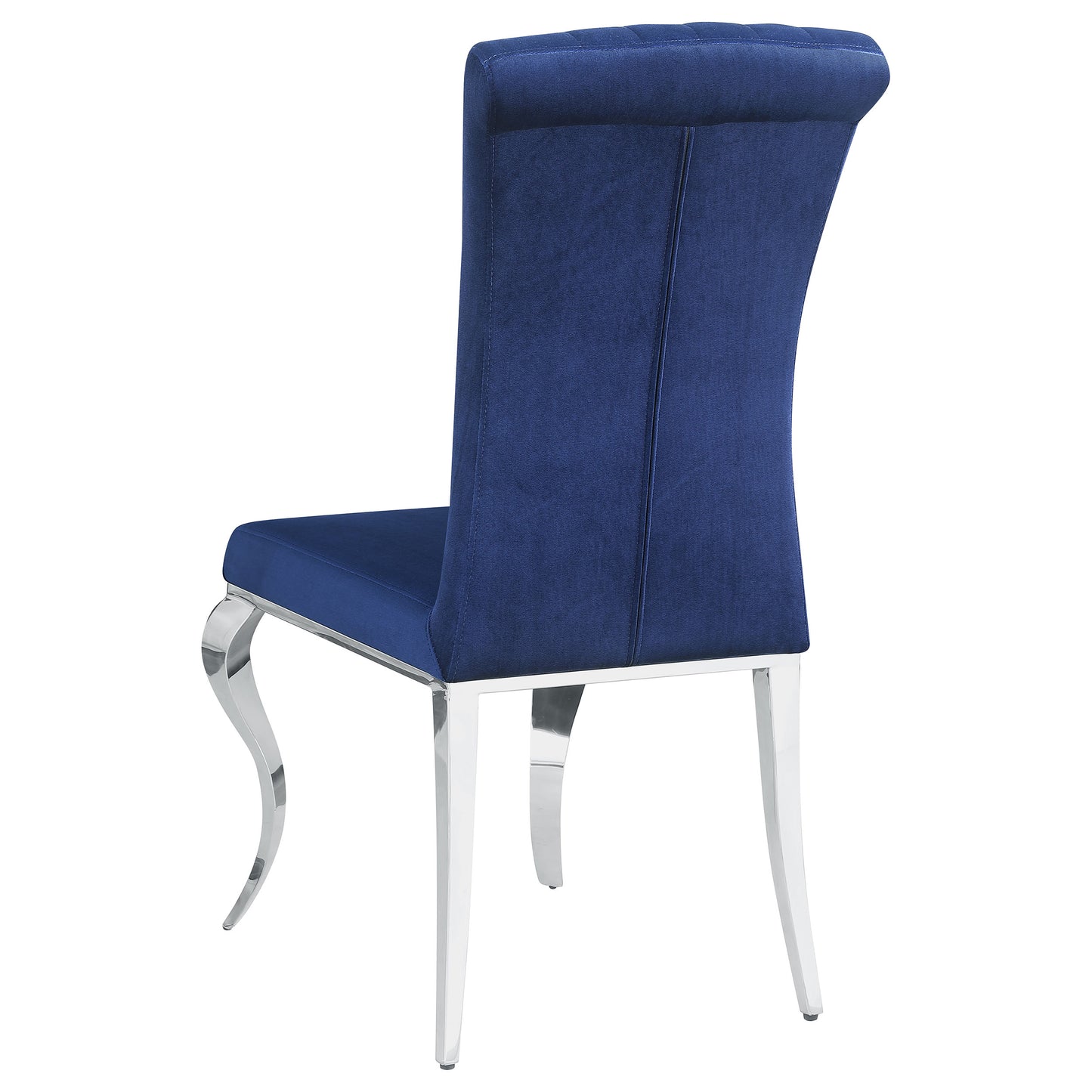 Betty Velvet Upholstered Dining Chair Ink Blue (Set of 4)