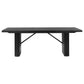 Catherine Rectangular 84-inch Wood Dining Table Black