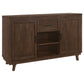 Reynolds 2-door Sideboard Buffet Storage Cabinet Brown Oak