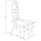 Anchorage Upholstered Dining Chair Cream White (Set of 2)