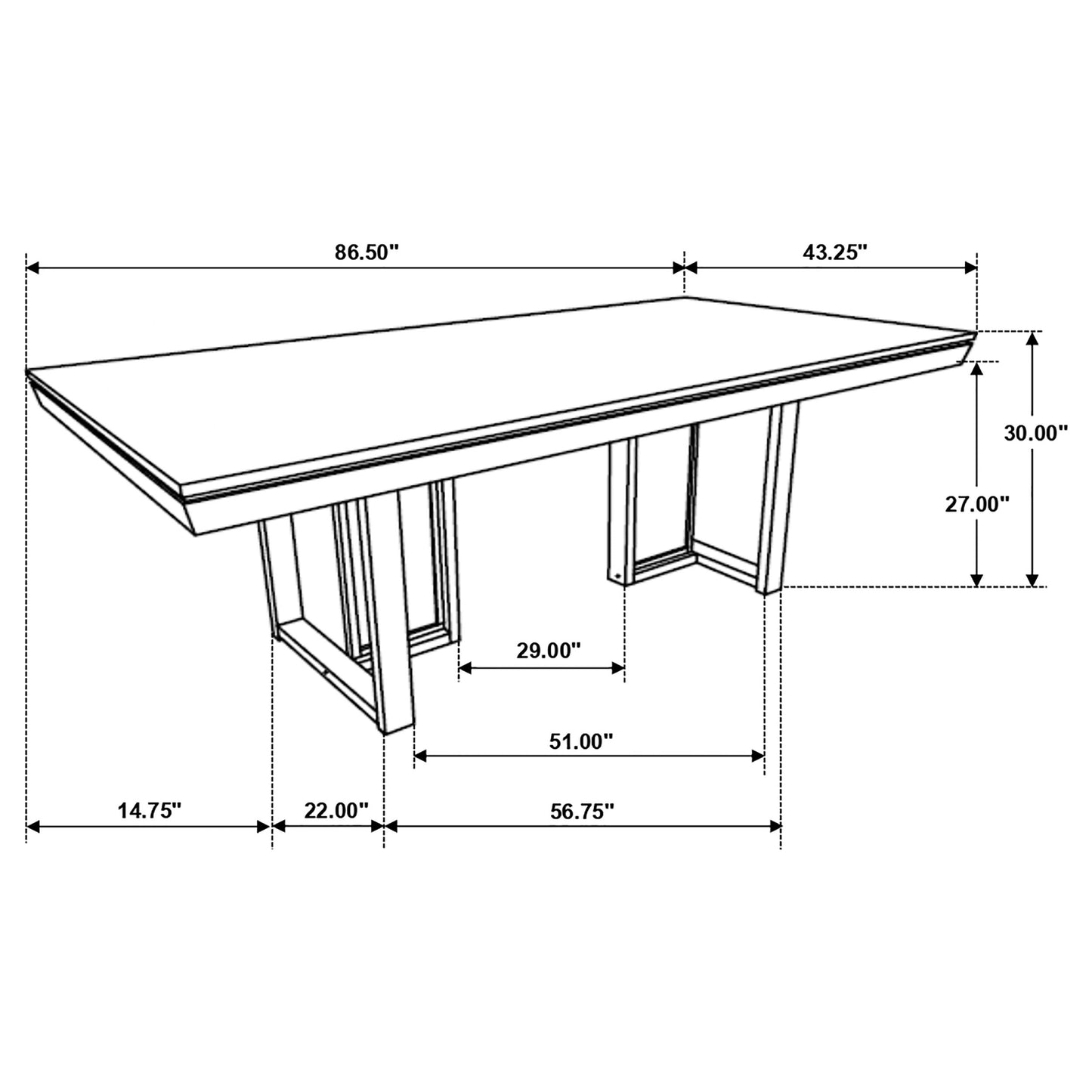 Kelly 5-piece Rectangular Dining Table Set Dark Grey