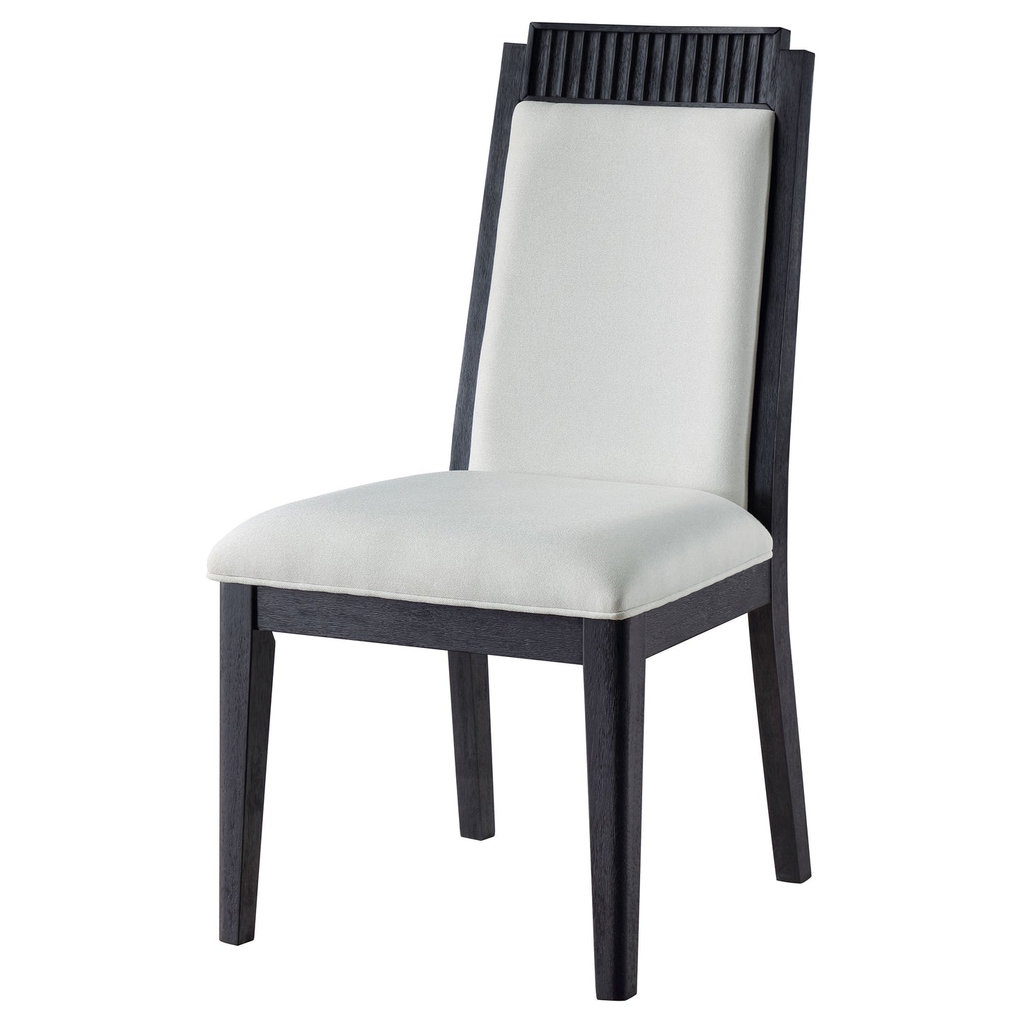 Brookmead Wood Dining Side Chair Ivory and Black (Set of 2)