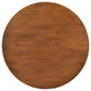 Dinah Round 47-inch Solid Wood Dining Table Walnut