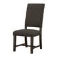 Twain Upholstered Dining Side Chair Warm Grey (Set of 2)