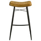 Bayu Leather Upholstered Bar Stool Antique Camel (Set of 2)