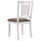 Appleton Wood Dining Side Chair Distressed White (Set of 2)