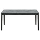 Stevie 7-piece Rectangular Dining Table Set Grey and Black