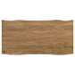 Bradshaw 80-inch Live Edge Wood Dining Table Natural Acacia