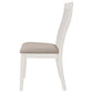 Nogales Wood Dining Side Chair Off White (Set of 2)