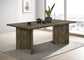 Tyler 80-inch Solid Wood Dining Table Mango Brown