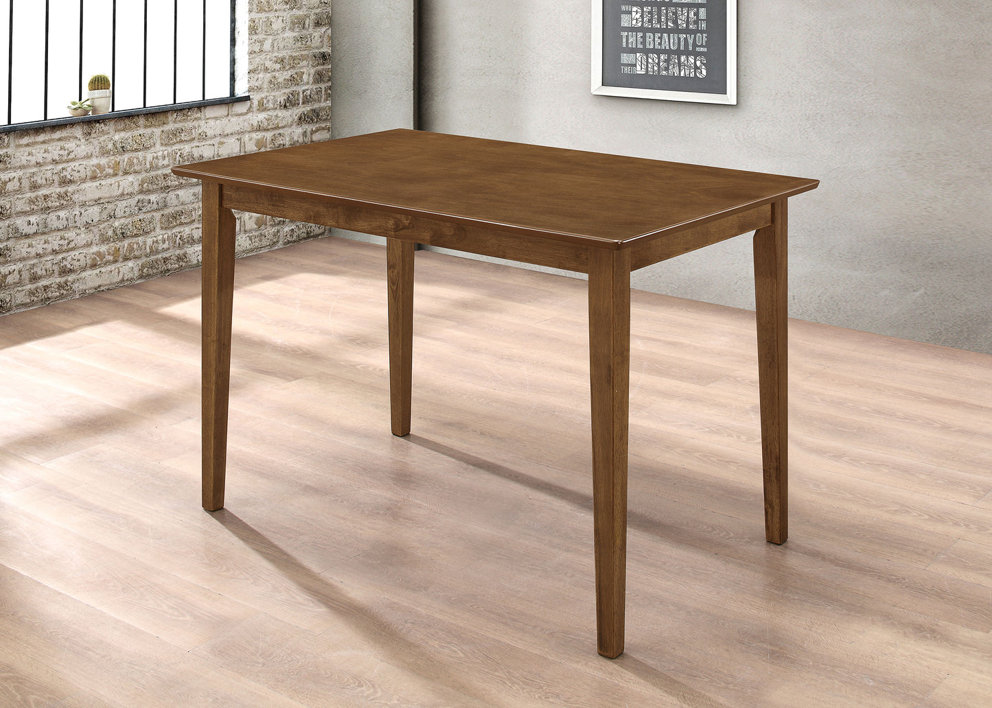 Robles 5-piece Rectangular Dining Table Set Chestnut