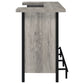 Bellemore Freestanding Home Bar Wine Cabinet Grey Driftwood