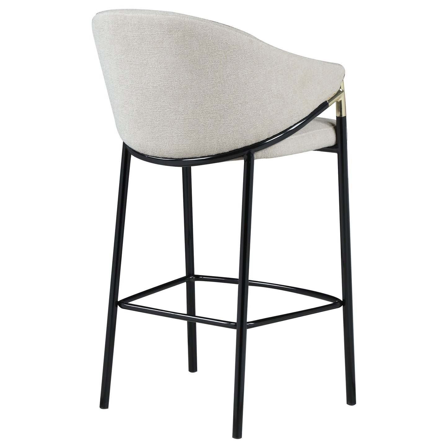 Chadwick Fabric Upholstered Bar Chair Beige (Set of 2)