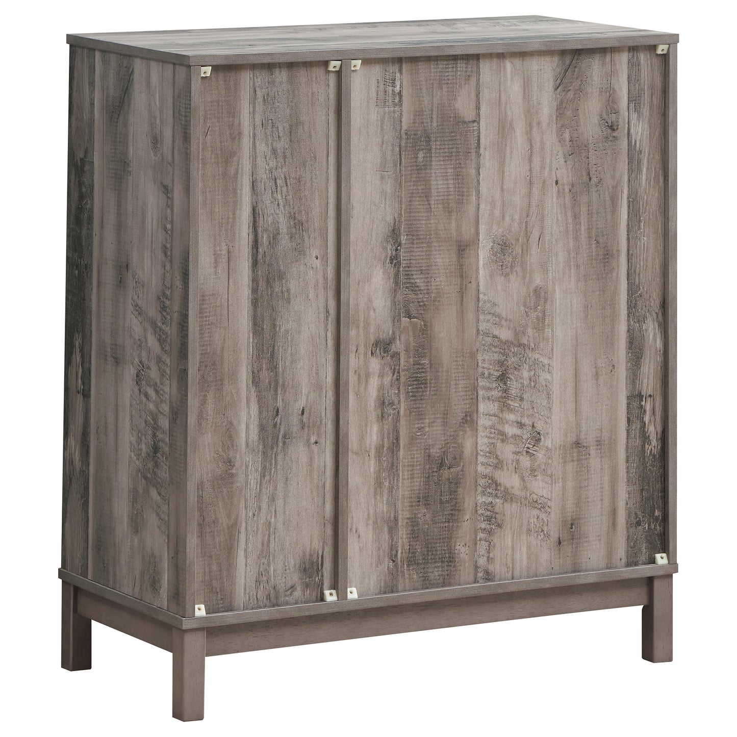 Cheyenne 2-door Home Bar Wine Cabinet Weathered Acacia