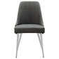 Cabianca Upholstered Dining Side Chair Grey (Set of 2)