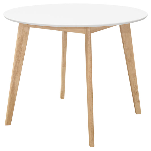 Breckenridge Round 40-inch Round Dining Table Matte White