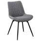 Diggs Upholstered Swivel Dining Side Chair Grey (Set of 2)