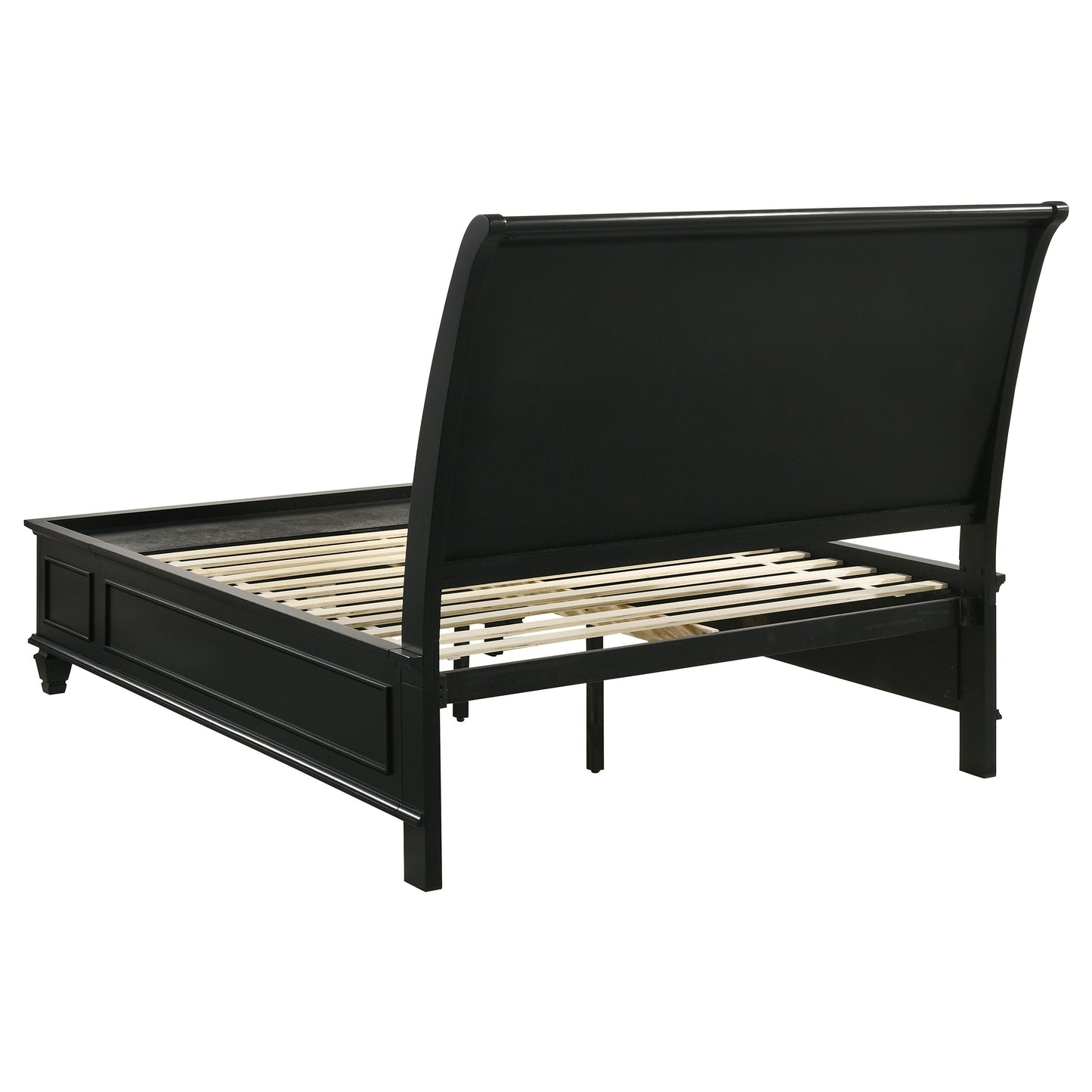 Sandy Beach 4-piece Eastern King Bedroom Set Black