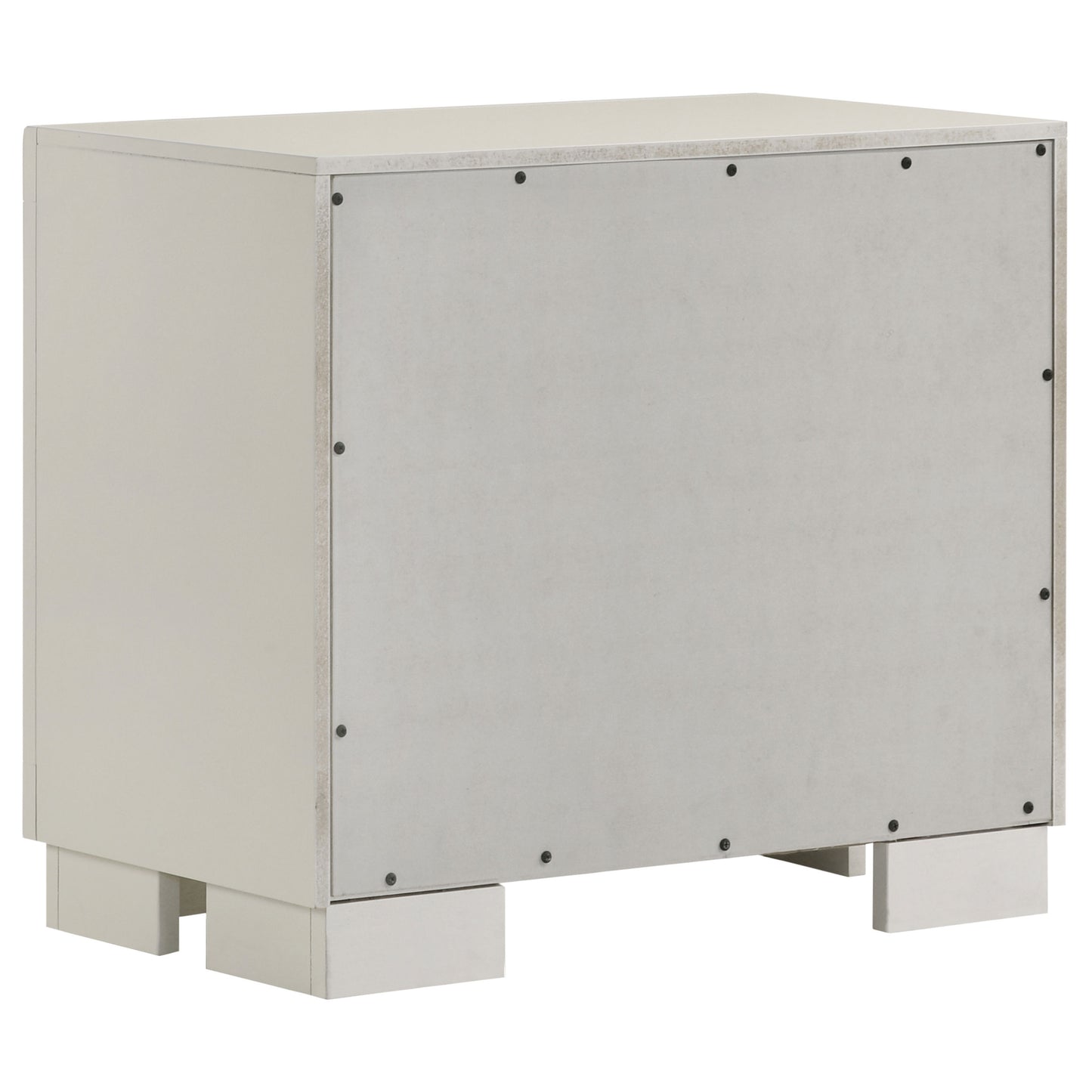 Jessica 4-piece Eastern King LED Bedroom Set Snow White