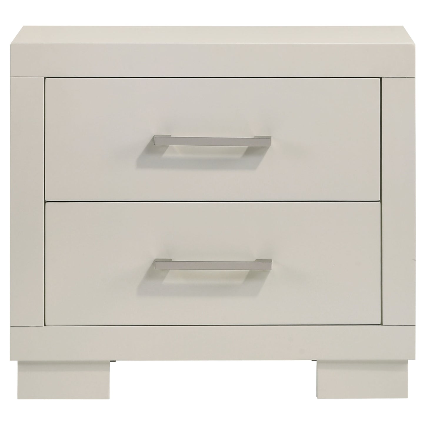 Jessica 2-drawer Nightstand Cream White