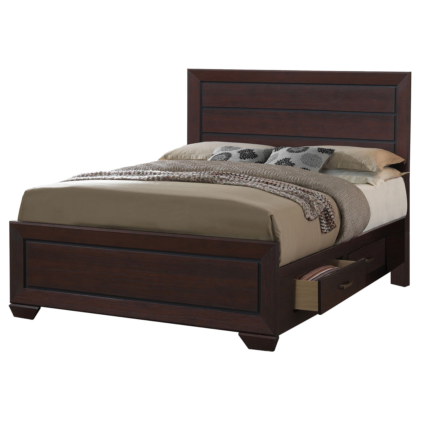 Kauffman 5-piece California King Bedroom Set Dark Cocoa