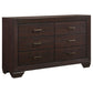 Kauffman 5-piece California King Bedroom Set Dark Cocoa