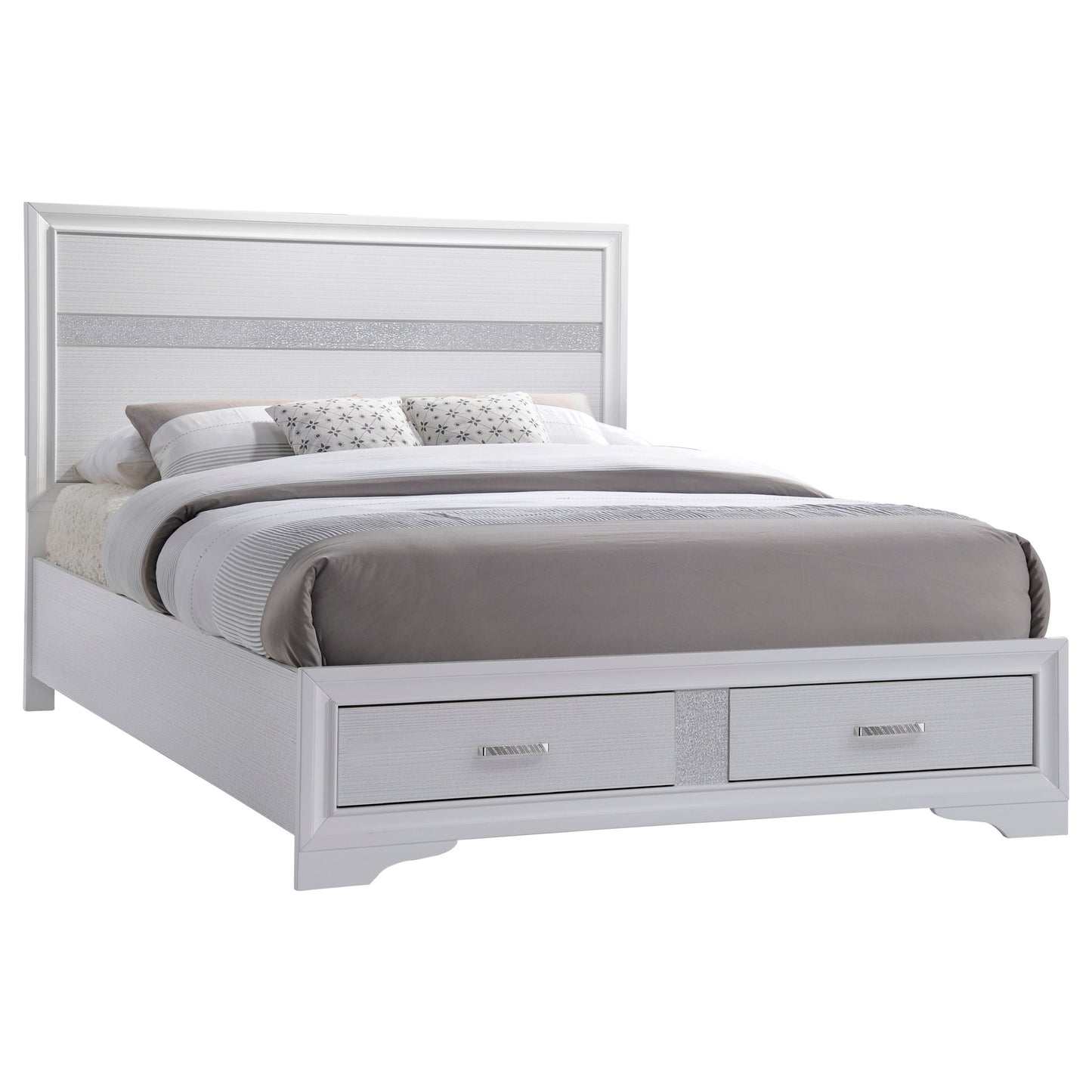 Miranda 5-piece Eastern King Bedroom Set White