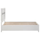 Miranda 51-inch Wood Twin Storage Panel Bed White