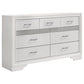 Miranda 9-drawer Dresser White