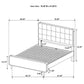 Robyn 4-piece Eastern King Bedroom Set Dark Walnut