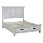 Franco 5-piece Queen Bedroom Set Distressed White