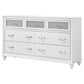 Barzini 7-drawer Dresser White