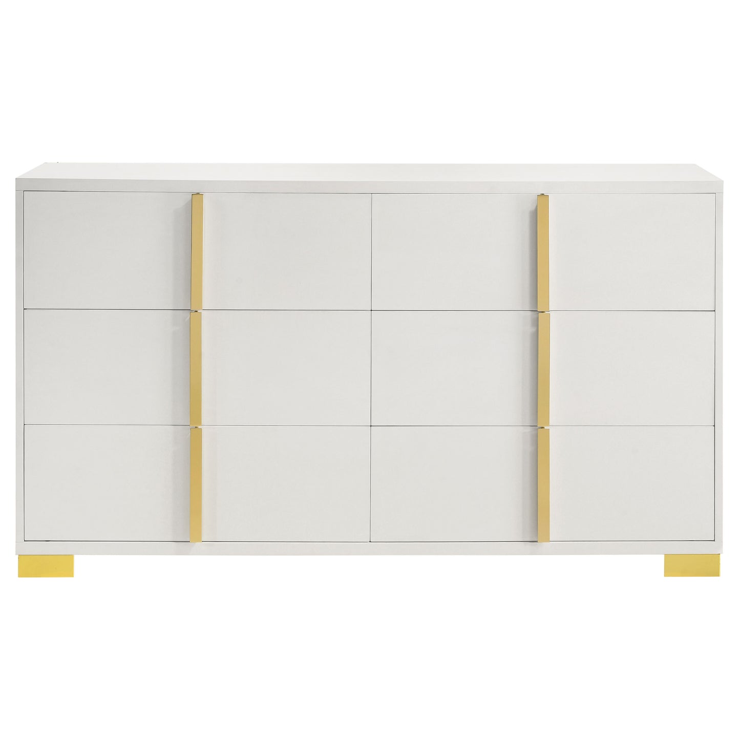 Marceline 6-drawer Dresser White