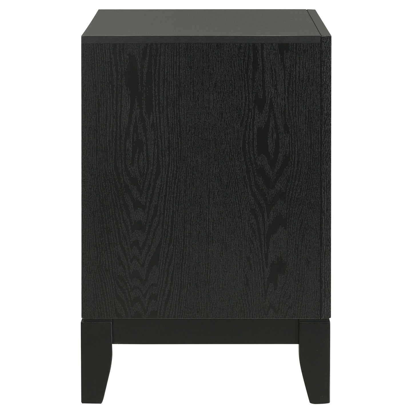 Valencia 2-drawer Nightstand Black