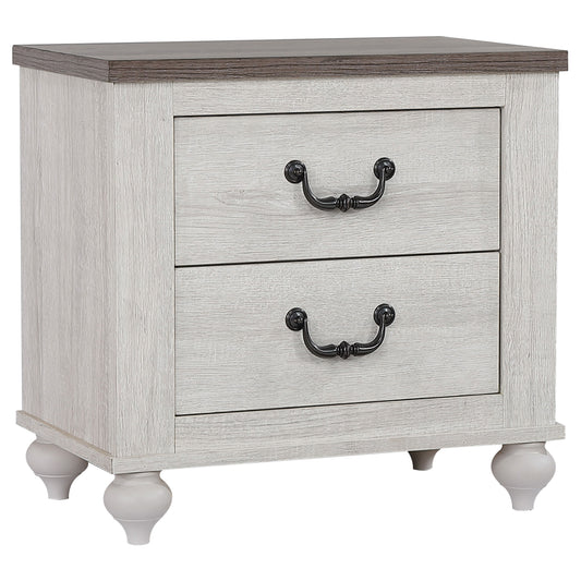 Stillwood 2-drawer Nightstand Vintage Linen